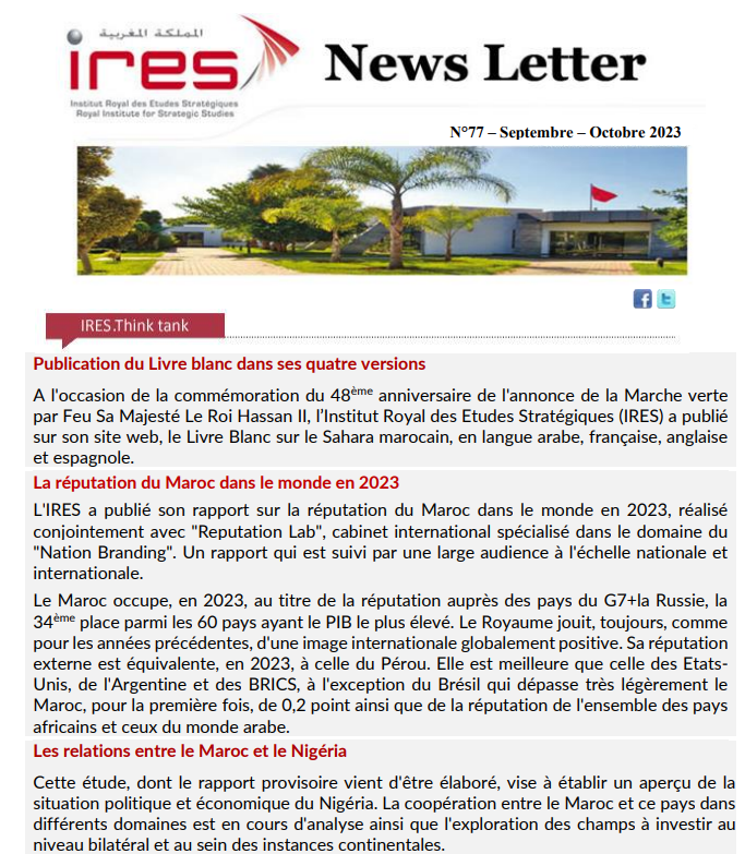 newsletter ires n77